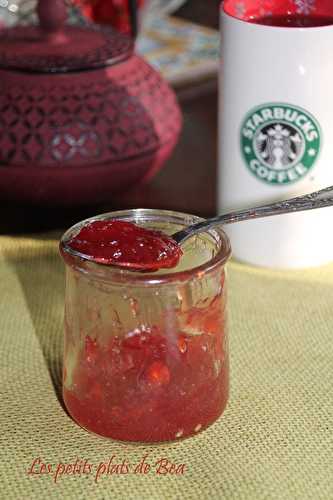 Confiture cerises - fraises