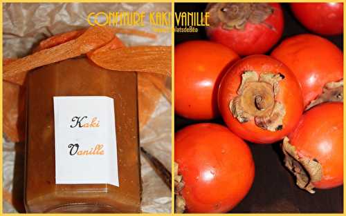 Confiture kaki vanille