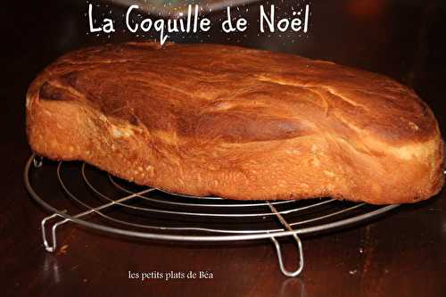 Coquille de Noël, la brioche du nord