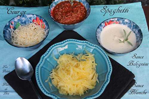 Courge spaghetti à la bolognèse - Les petits plats de Béa