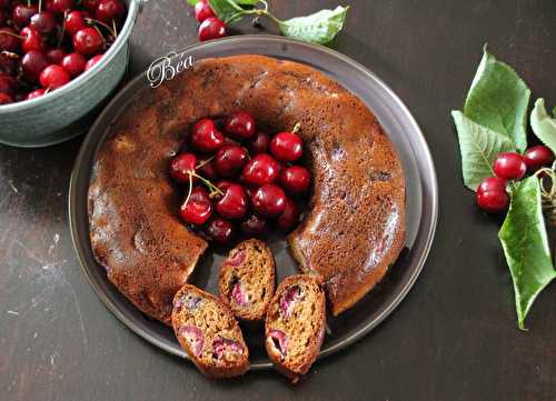 Couronne aux cerises et au miel