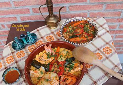 Couscous de poisson à la  semoule de maïs - Maroc (1) Fès