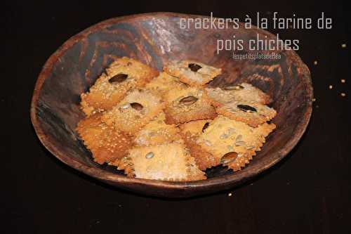 Crackers à la farine de pois chiches