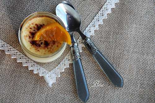 Crème aux oeufs à la liqueur de clémentine corse - Les petits plats de Béa