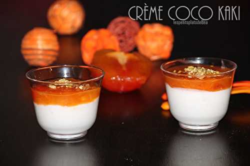 Crème coco kaki