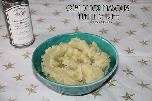 Crème de topinambours à l'huile de truffe