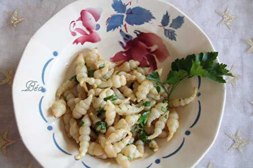 Crosnes sautés au beurre