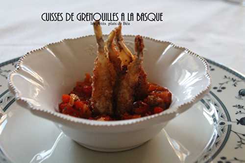Cuisses de grenouilles à la basque - Pays Basque (1) - Les petits plats de Béa