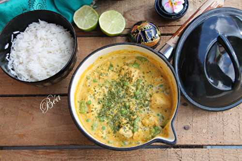 Curry thaï jaune au saumon et crevettes - balade thaïlandaise (3) Ayutthaya - Les petits plats de Béa