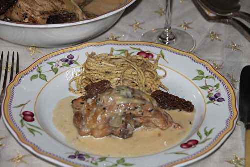 Dinde au sauternes et morilles