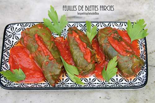 Feuilles de blettes farcies