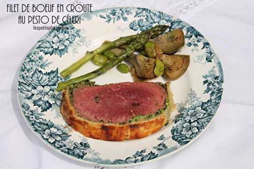 Filet de boeuf en croute au pesto de céleri