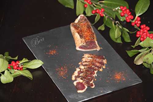 Filet de canard séché au piment d'Espelette