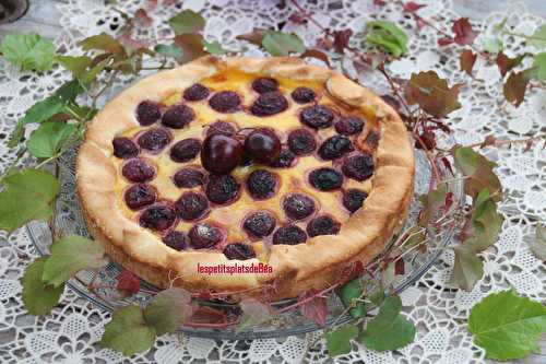 Flan pâtissier aux cerises