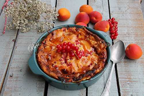 Flognarde aux abricots et aux groseilles - balade périgourdine à Périgueux