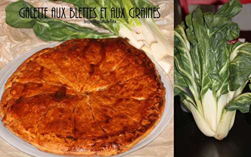 Galette aux blettes et aux graines