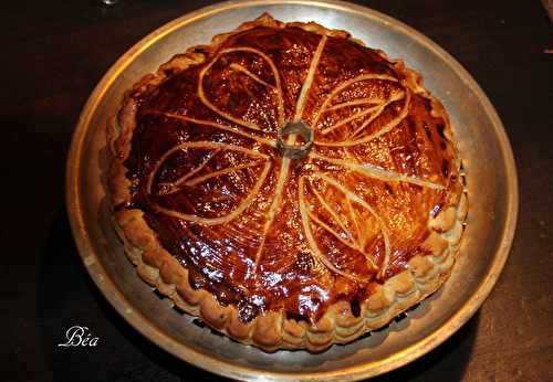 Galette des rois  à la bergamote et à la pistache