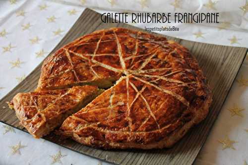 Galette rhubarbe et frangipane