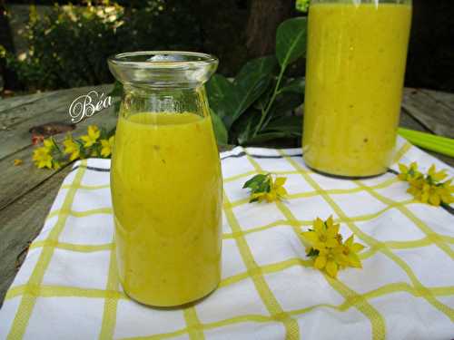 Gaspacho aux courgettes jaunes