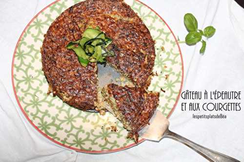 Gâteau à l'épeautre et aux courgettes