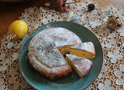 Gâteau à la cuillère léger au citron (sans matière grasse)