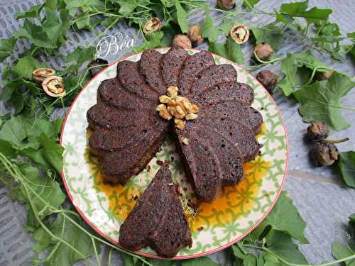 Gateau aux noix et à la chicorée