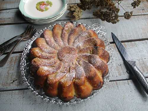 Gâteau- flan à la rhubarbe