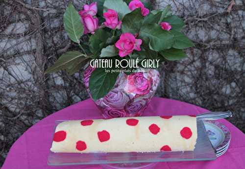 Gâteau roulé girly