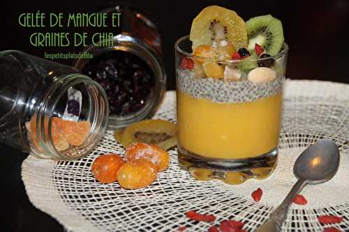 Gelée de mangue et de graines de chia - Les petits plats de Béa
