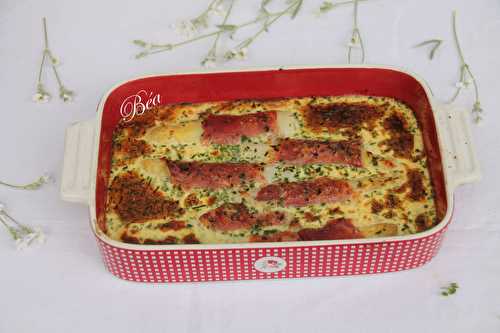 Gratin d'asperges à la parisienne