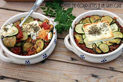 Gratin de courgettes à la grecque - Grèce (6) Ile de Rhodes, Lindos