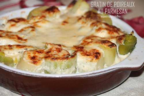 GRATIN DE POIREAUX AU PARMESAN