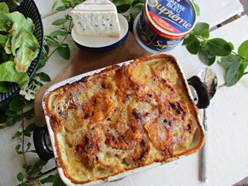 Gratinée de pommes de terre au bleu de Bresse - balade à Pérouges