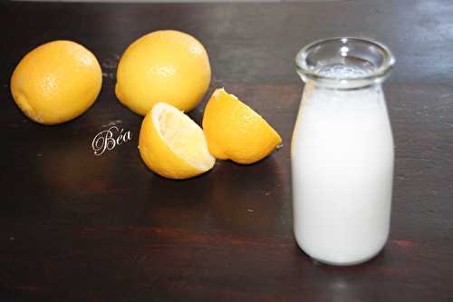 Lait ribot maison