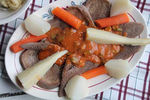 Langue de boeuf sauce tortue