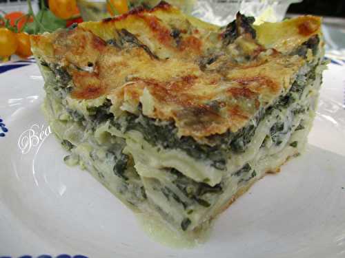 Lasagnes aux blettes et gorgonzola # Foodista challenge 55