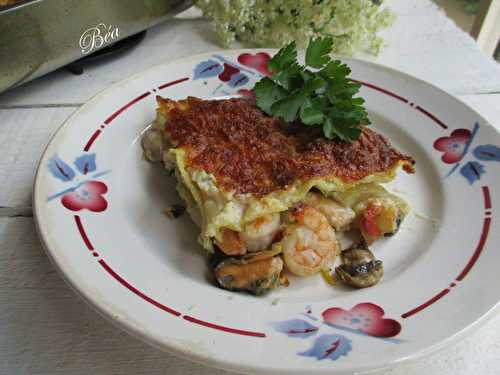 Lasagnes aux fruits de mer