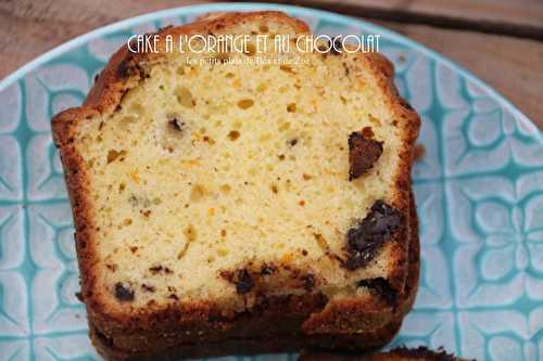 Le cake à l'orange et au chocolat de Zoé