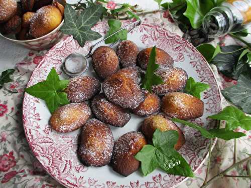 Madeleines à la fève tonka