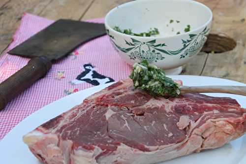 Marinade argentine pour une côte de Boeuf