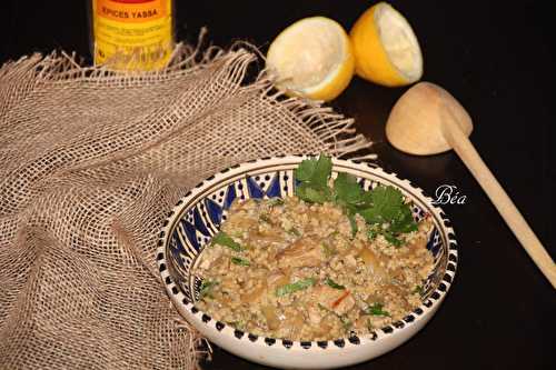 Millet au poulet yassa