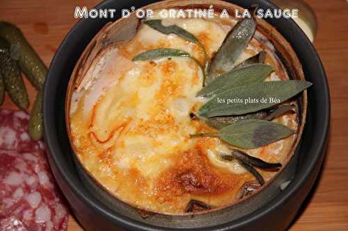 Mont d'or gratiné à la sauge