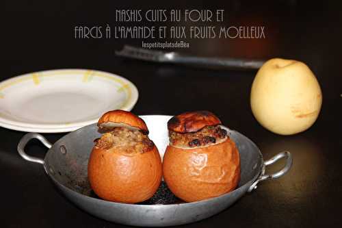 Nashis au four farcis à l'amande et aux fruits moelleux - Les petits plats de Béa