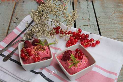 Nice cream aux framboises