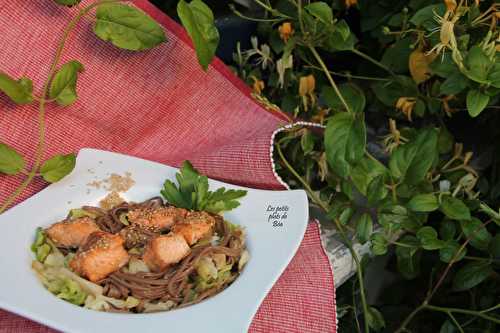 Nouilles soba sautées au chou de printemps - Vietnam (2) La baie d' Along