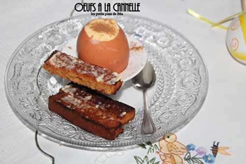 Oeufs à la cannelle - Les petits plats de Béa