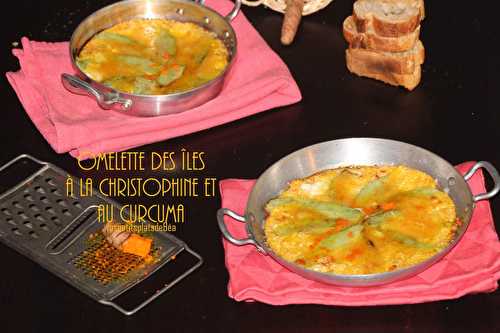 Omelette des îles à la christophine et au curcuma