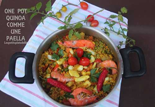 ONE POT QUINOA COMME UNE PAELLA