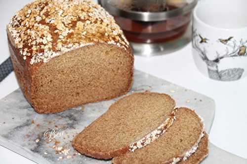 Pain au miel et aux flocons d'avoine