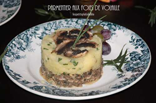 Parmentier aux foies de volaille